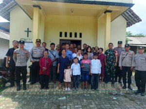 Polsek Lakbok Perketat Pengamanan Ibadat Kenaikan Isa Al-Masih demi Menjaga Kondusifitas dan Toleransi Umat Beragama