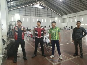 Sat Samapta Polres Ciamis Laksanakan Pengamanan Turnamen Futsal Universitas Galuh untuk Jaga Keamanan dan Ketertiban Masyarakat