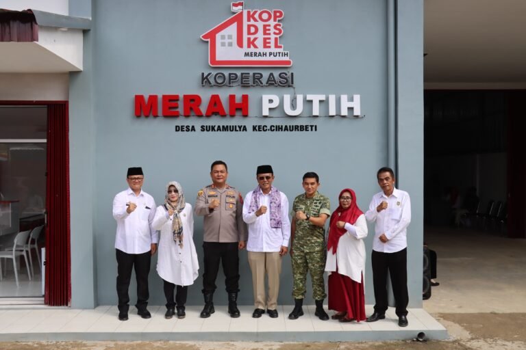 Kapolres Ciamis Hadiri Launching Koperasi Desa Merah Putih sebagai Dukungan Penguatan Ekonomi dan Ketahanan Pangan Nasional