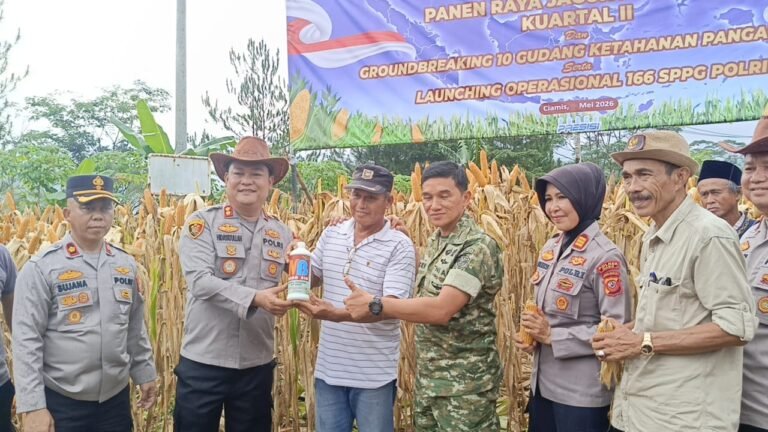 Polres Ciamis Gelar Panen Raya Jagung Serentak untuk Dukung Swasembada dan Ketahanan Pangan Nasional