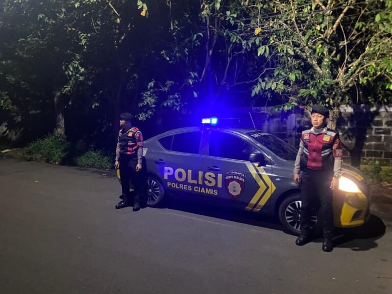 Sat Samapta Polres Ciamis Tingkatkan Patroli Biru di Jalur Rawan Guna Antisipasi Aksi Begal dan Balap Liar