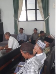 Jelang Idul Adha, Polsek Ciamis Ikuti Sosialisasi Manajemen Qurban Tingkat Desa Sukajadi
