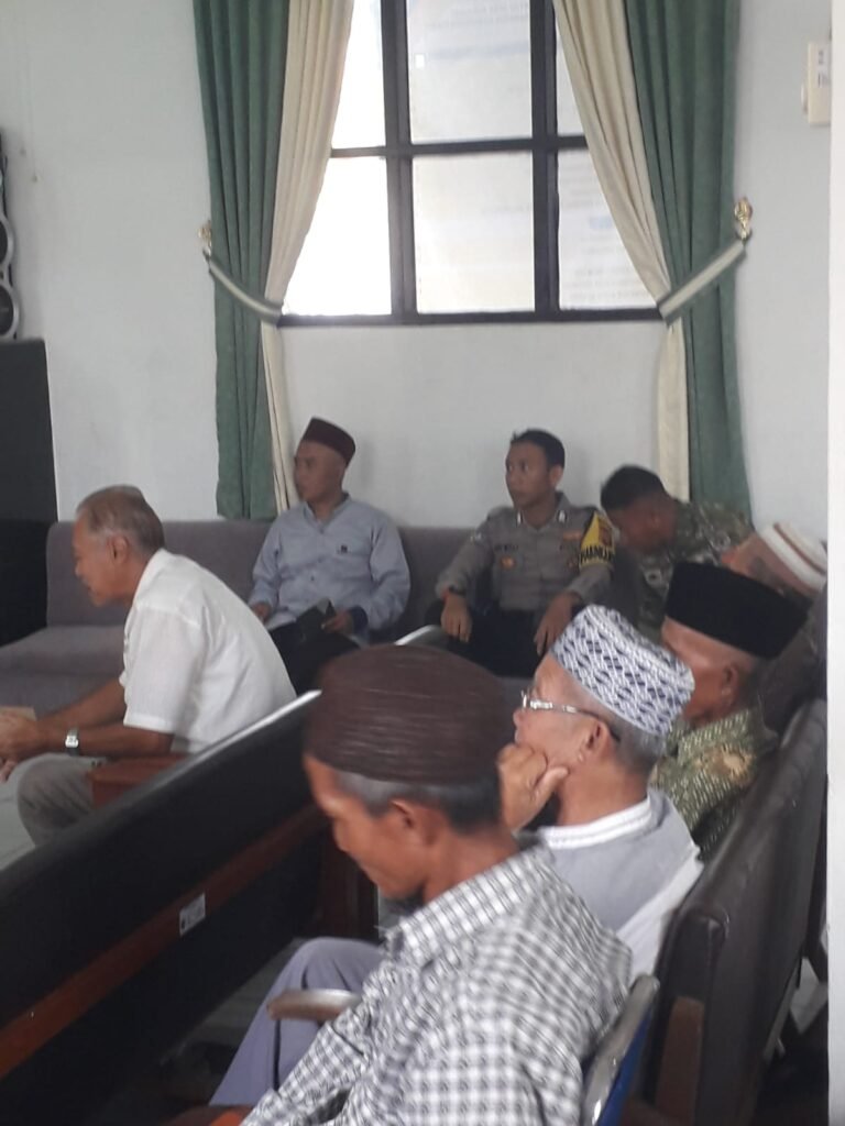Jelang Idul Adha, Polsek Ciamis Ikuti Sosialisasi Manajemen Qurban Tingkat Desa Sukajadi