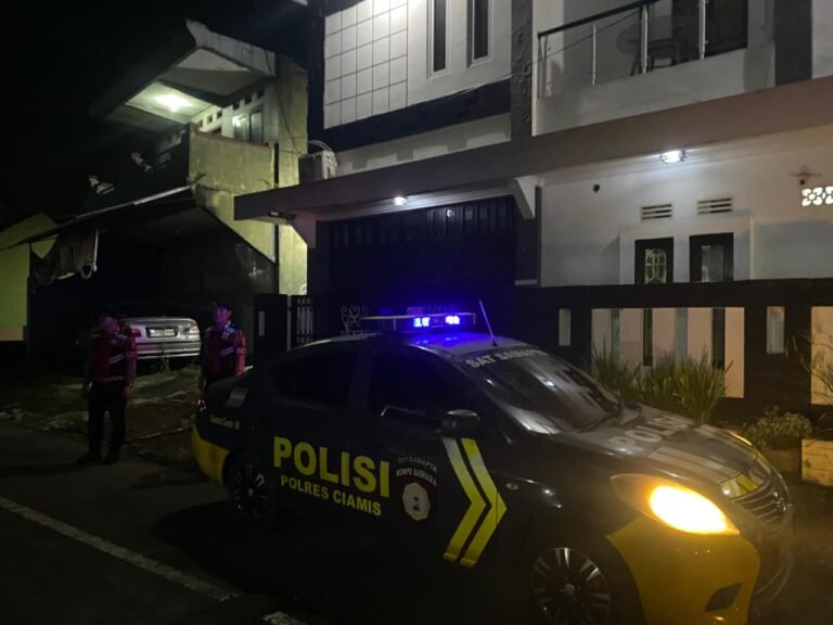 Polres Ciamis Intensifkan Patroli Biru dan Monitoring Rumah Kosong untuk Cegah C3