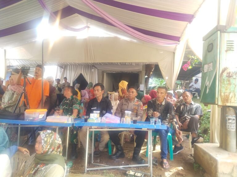 Perkuat Sinergitas, Polsek Lakbok Polres Ciamis Koorkom ke Warga Neglasari Kutawaringin