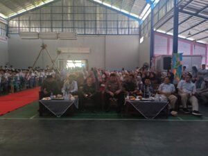 Polsek Cijeungjing Hadiri Kegiatan Ajang Kreativitas Pelepasan Siswa Kelas XII SMK Miftahussalam