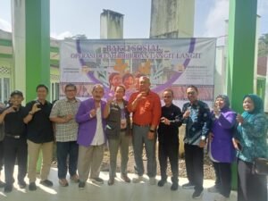 KETUA PELAKSANA BAZNAS Ciamis berikan bantuan dalam kegiatan Bakti Sosial Operasi Bibir Sumbing, di RSUD kawali