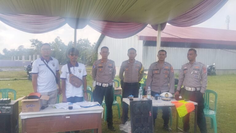 Beri Kenyamanan, Polsek Ciamis Siagakan Personel Pam Sepak Bola Liga Jabar Istimewa