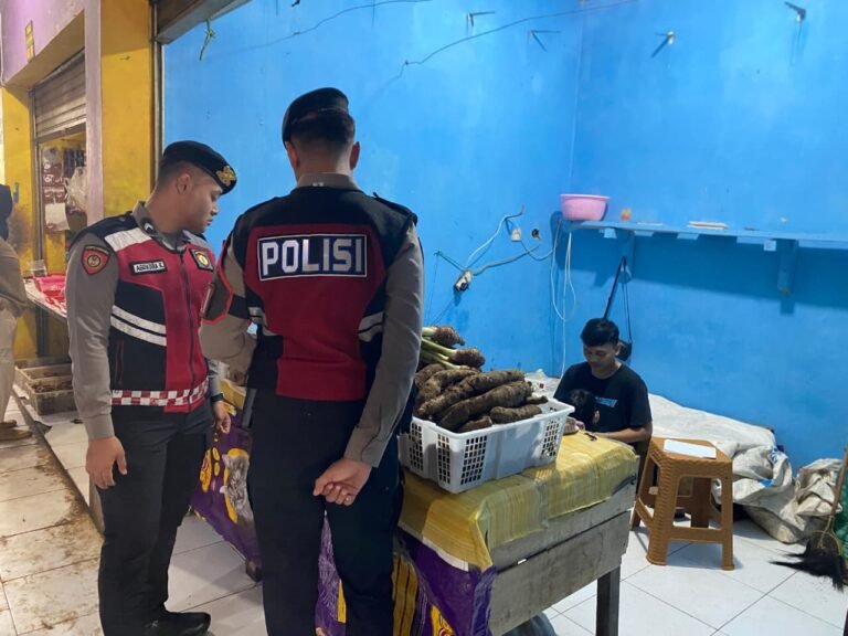 Polres Ciamis Perkuat Pengawasan Stabilitas Harga Bahan Pokok, Sat Samapta Pastikan Ketersediaan Aman di Pasar Imbanagara