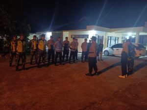 Polsek Lakbok Perkuat Kesiapsiagaan Pengamanan Malam Takbir, Wujud Nyata Kehadiran Polisi Jaga Kondusivitas Idul Adha