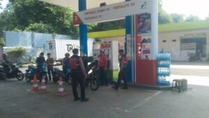 Sat Samapta Polres Ciamis Intensifkan Patroli Dialogis di SPBU Benteng, Perkuat Kehadiran Polisi Cegah Gangguan Kamtibmas