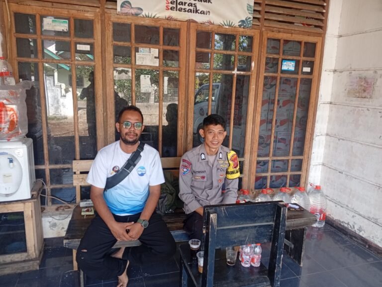Perkuat Sinergitas, Polsek Cikoneng Polres Ciamis Koorkom Kamtibmas ke Tokoh di Jalatrang Cimari