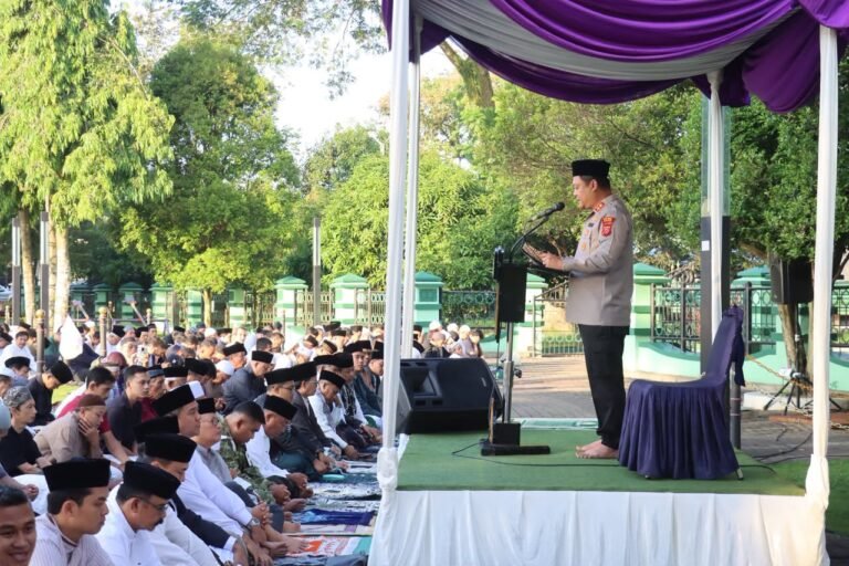 Kapolres Ciamis Kawal Pelaksanaan Shalat Idul Adha Tingkat Kabupaten, Wujudkan Perayaan Aman dan Khidmat bagi Masyarakat