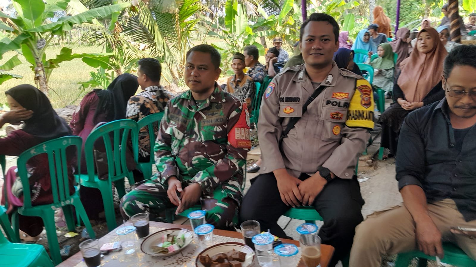 Cipkon Kamtibmas, Polsek Lakbok Polres Ciamis Datangi Kegiatan Warga di Ciawitali