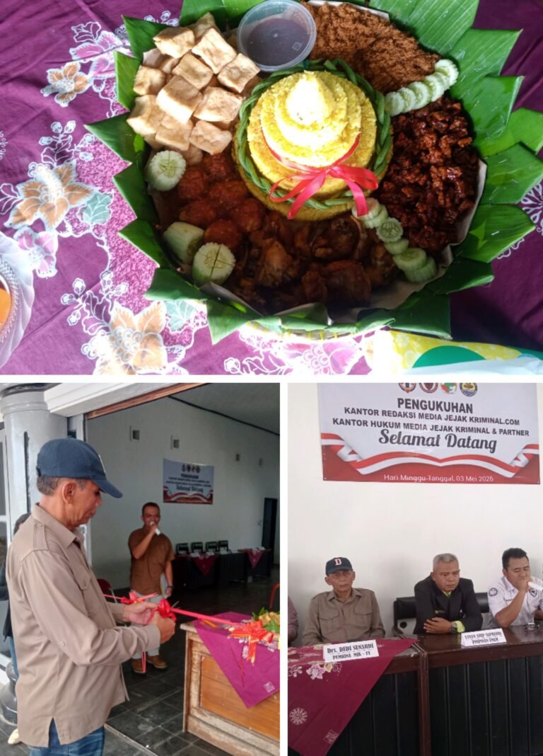 Media Jejak Kriminal Resmi Dan Pengukuhan Kantor Baru di Imbanagara, Ciamis