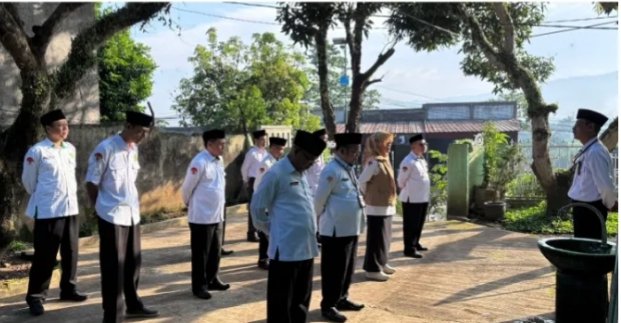 KUA Malangbong Gelar Apel Pagi, Untuk Tingkatkan Disiplin dan Pelayanan Publik