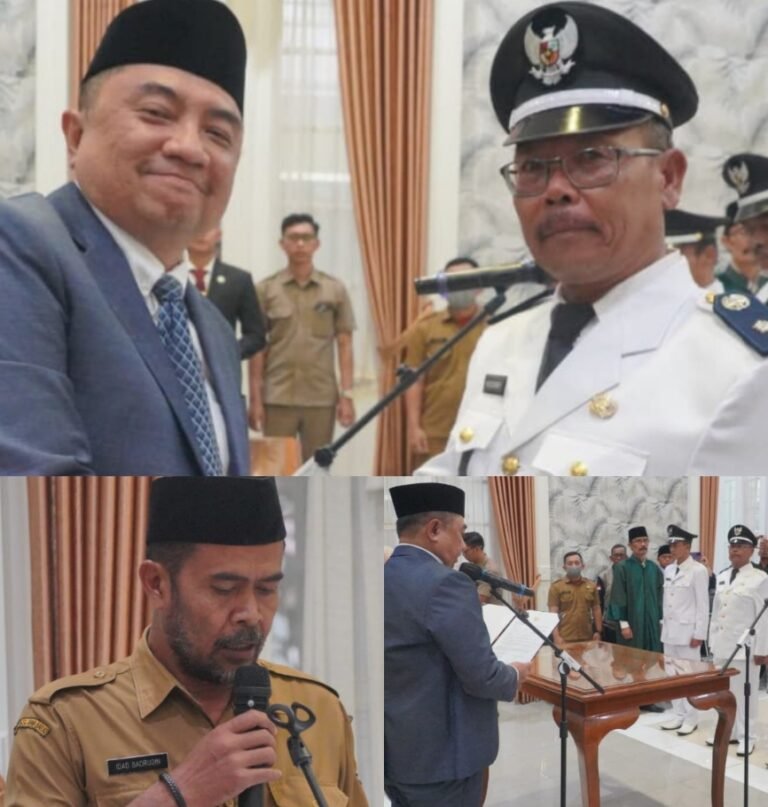 Transparansi atau Tersingkir, Abdusy Syakur Amin Kirim Sinyal Keras saat Lantik 5 Kades PAW, FORWAGAS Ingatkan: Jangan Mainkan Dana Desa