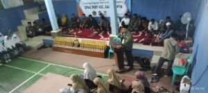 Polsek Ciamis Bersiaga Pantau dan Amankan Porsadin Tingkat Kecamatan Sadananya