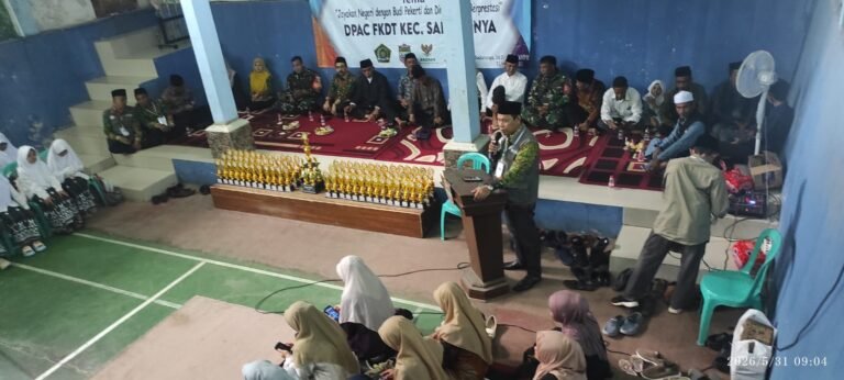 Polsek Ciamis Bersiaga Pantau dan Amankan Porsadin Tingkat Kecamatan Sadananya