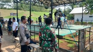 Cipkon Kamtibmas, Polsek Lakbok Polres Ciamis Datangi Acara Kontes Burung di Tangkeban