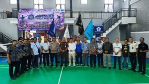 Kapolres Ciamis Buka Turnamen Bulu Tangkis Journalist Sport Exhibition, Pererat Sinergi Polri, Pemerintah dan Insan Pers