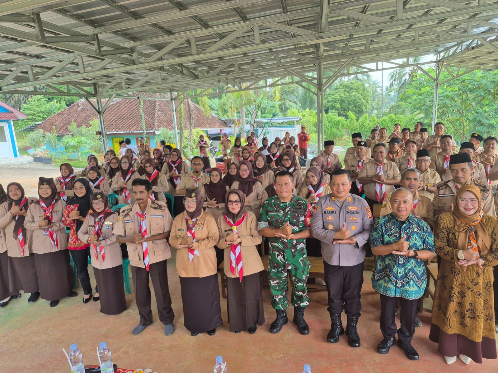 Kapolsek Cisaga Ikuti Rakor Kesiapan LT II Tingkat Kecamatan