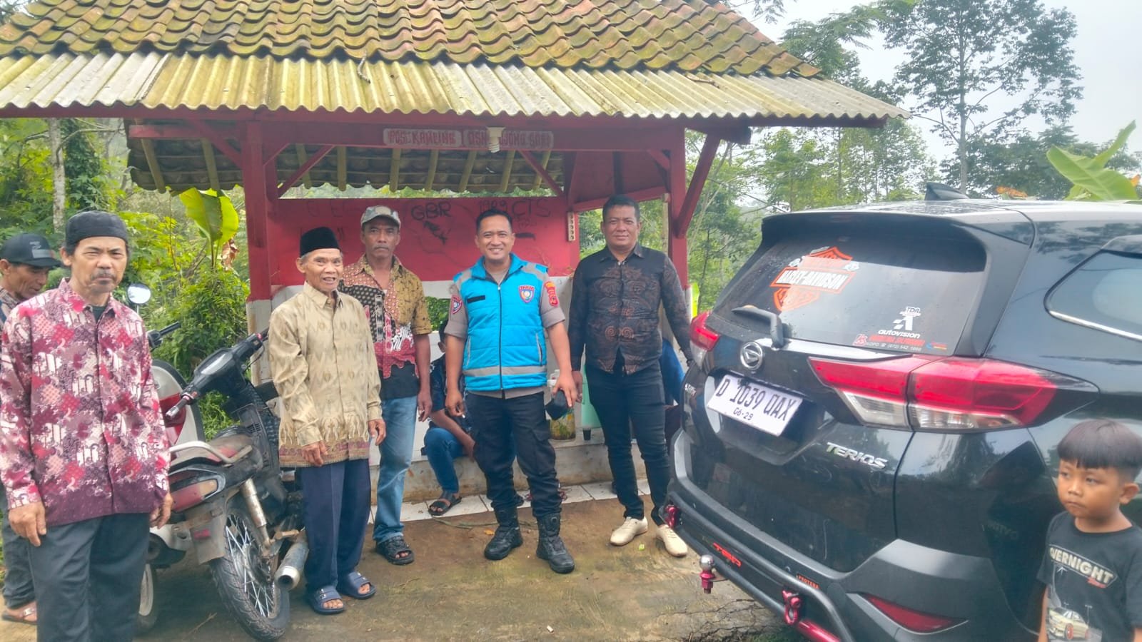 Perkuat Sinergitas, Polsek Panjalu Polres Ciamis Koorkom ke Warga Bojongsari Ciomas