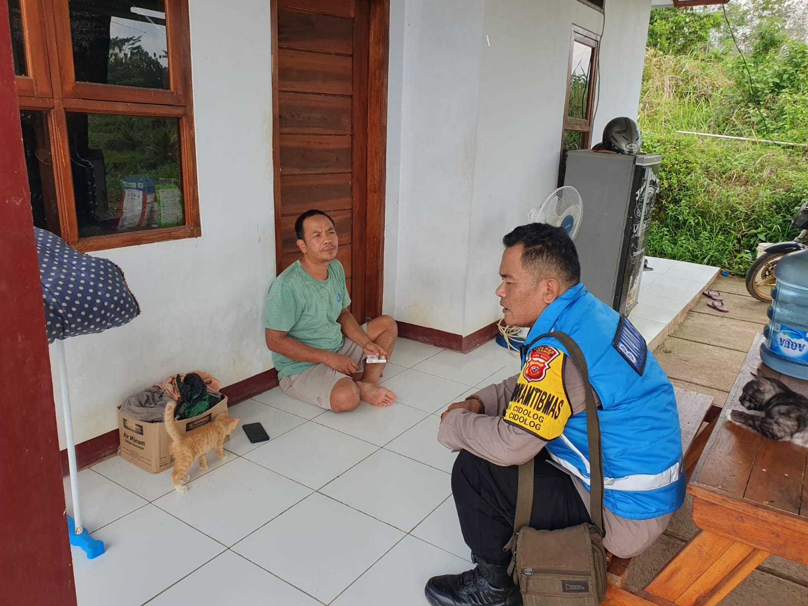 Perkuat Sinergitas, Polsek Cimaragas Masifkan Patroli dan Koorkom Kamtibmas Warga Bunirasa