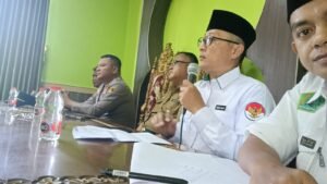 Polsek Cisaga Polres Ciamis Hadiri Rapat Persiapan Menyambut Tahun Baru Islam 1448 H