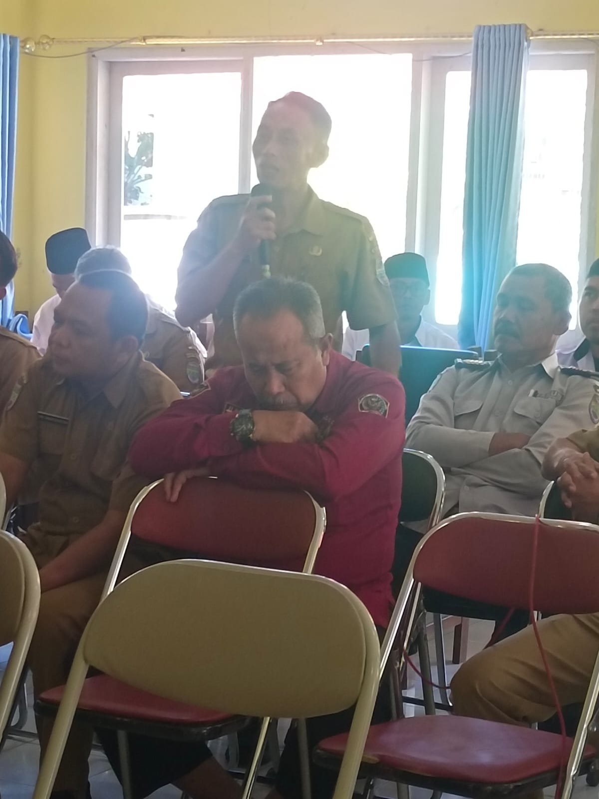 Cipta Kondisi, Polsek Cisaga Polres Ciamis Monitoring Pembangunan TPT di Cimanggu