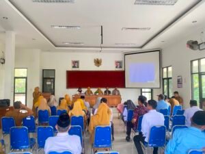Polsek Cimaragas Sampaikan Himbauan Kamtibmas di Rakor Tingkat Kecamatan Cimaragas