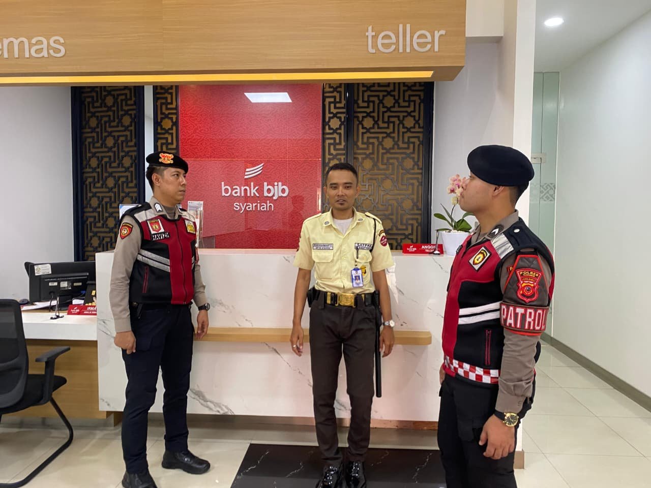 Patroli Dialogis Sat Samapta Polres Ciamis Tingkatkan Pengamanan Objek Vital Perbankan