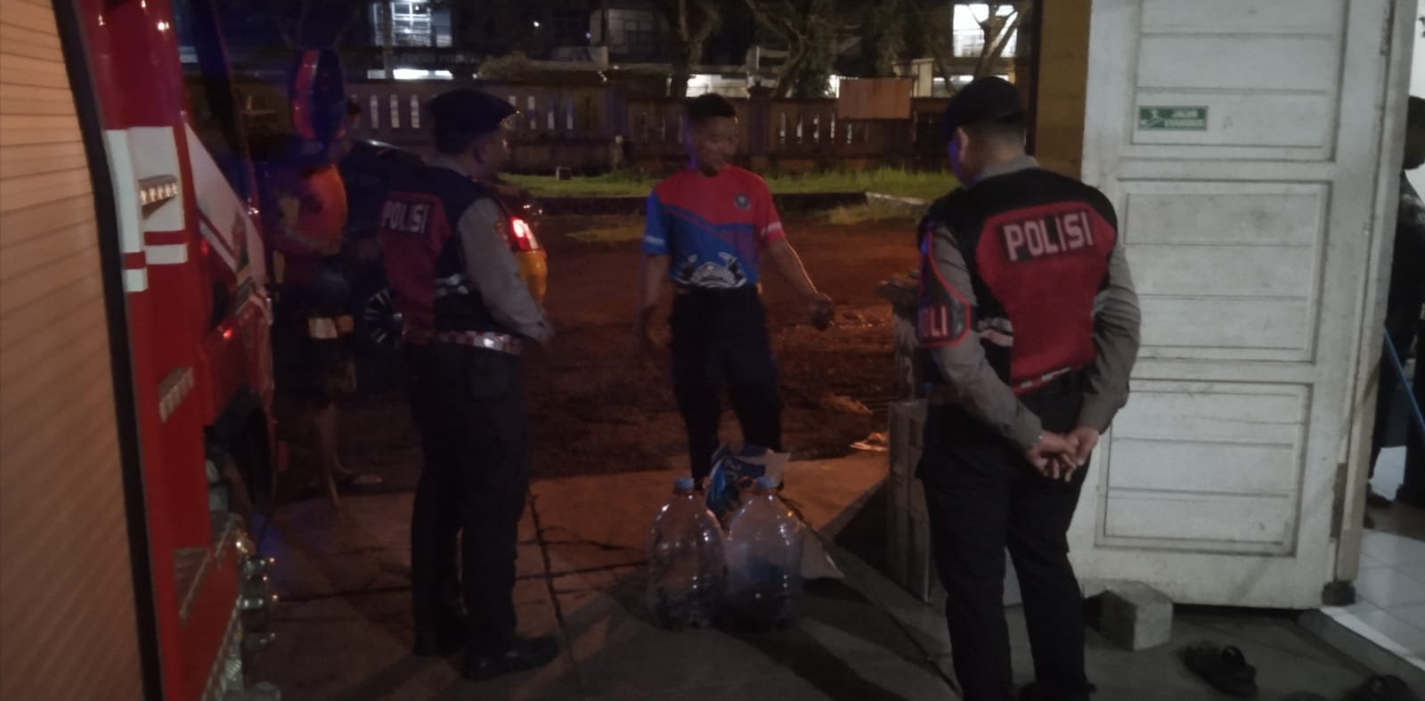 Patroli Dialogis Sat Samapta Polres Ciamis Perkuat Pengamanan Objek Vital di UPTD Damkar