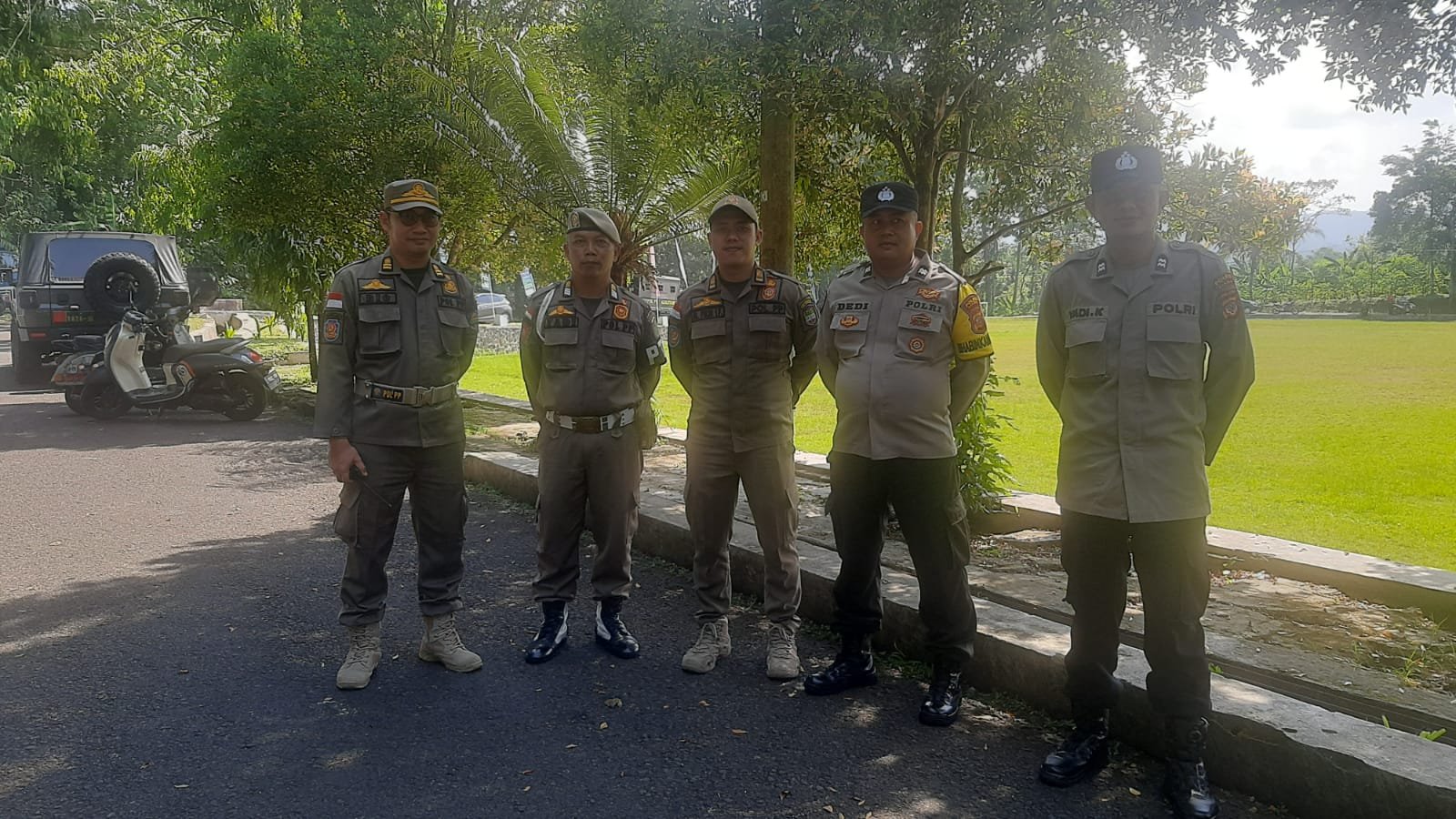 Cipkon Kamtibmas, Empat Personel Polsek Kawali Patroli KRYD Sapa Warga Saat Siang