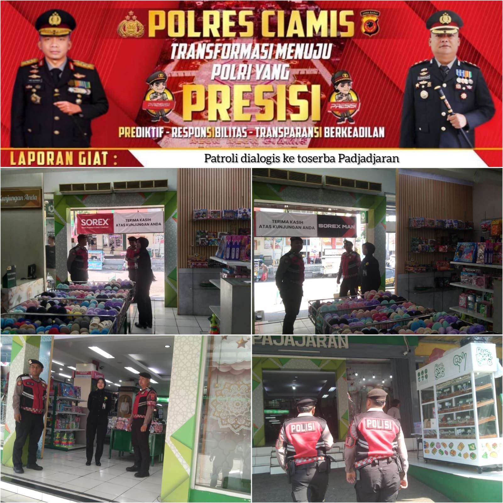 Satuan Samapta Ajak Warga Waspada Antisipasi Gangguan Kamtibmas