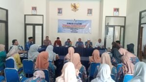 Dukung Program Pemerintah, Polsek Pamarican Ikuti Rembug Stunting di Desa Bantarsari
