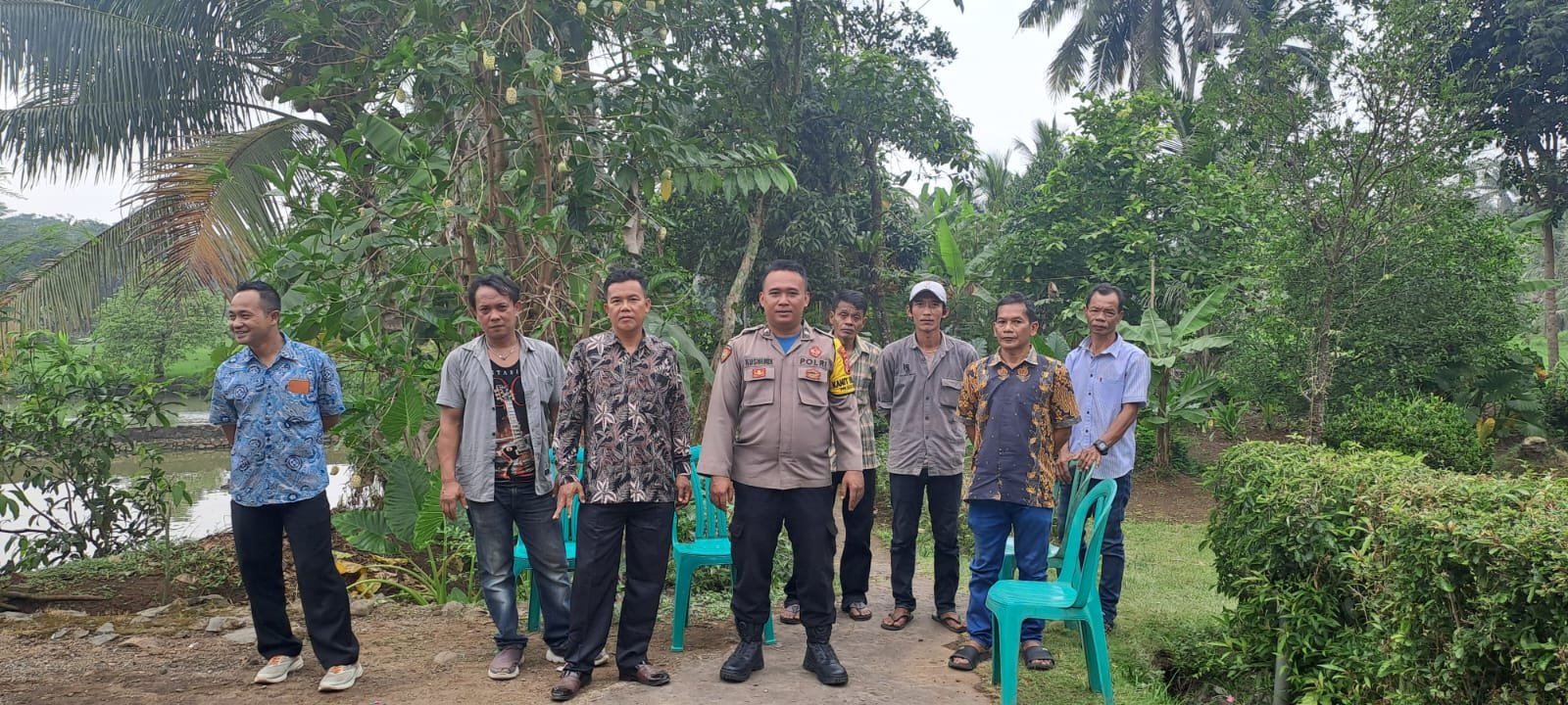 Perkuat Sinergitas, Polsek Cihaurbeuti Koorkom Kamtibmas ke Warga Pasirtamiang
