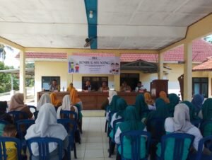 Dukung Program Pemerintah, Polsek Lakbok Ikuti Rembug Stunting di Desa Cintaratu