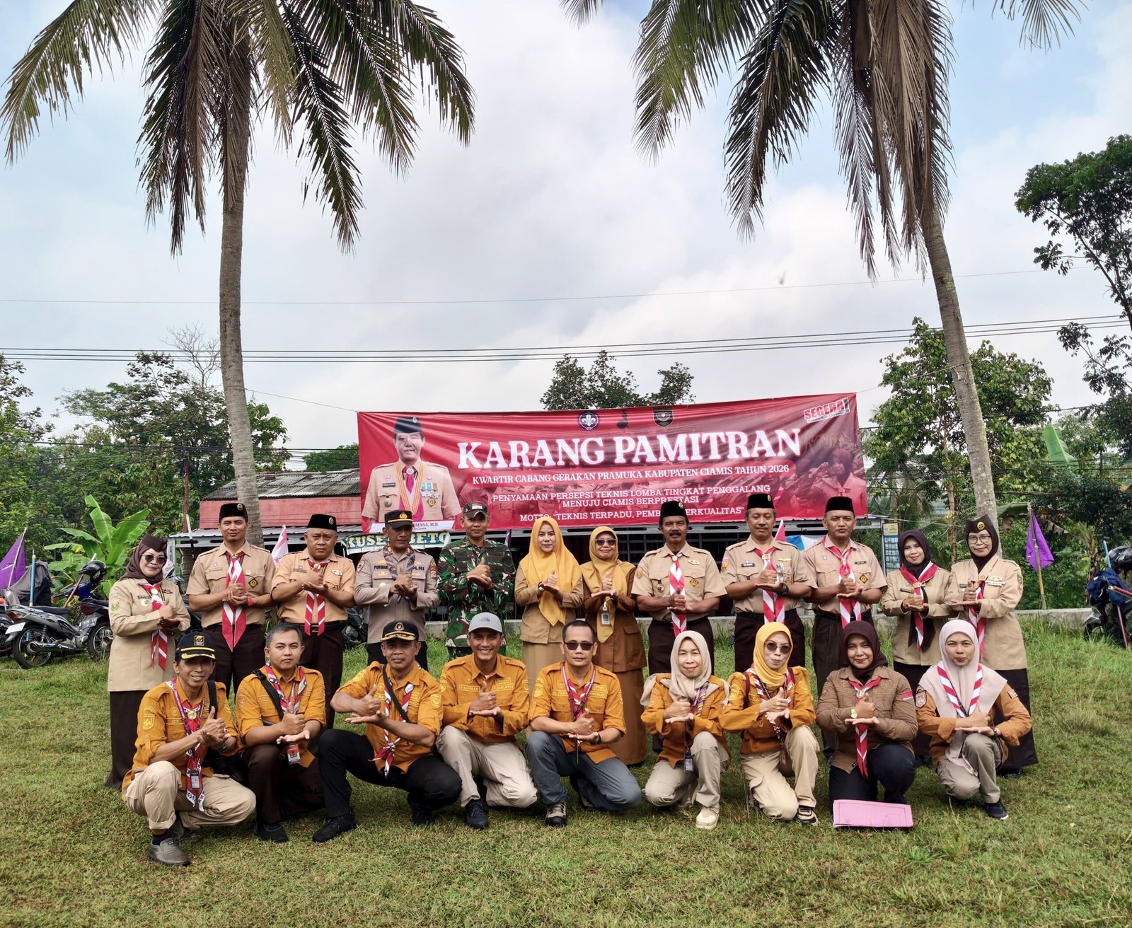 Polri Dukung Pembinaan Generasi Muda, Karang Pamitran Kwarcab Ciamis 2026 Resmi Dibuka di Ciharalang