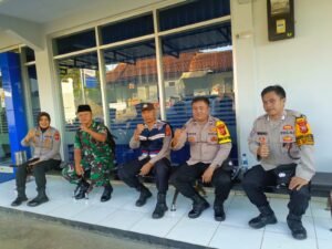 Polsek Kawali Bersiaga Pantau dan Amankan Porsadin ke VIII Tingkat Kecamatan Jatinagara