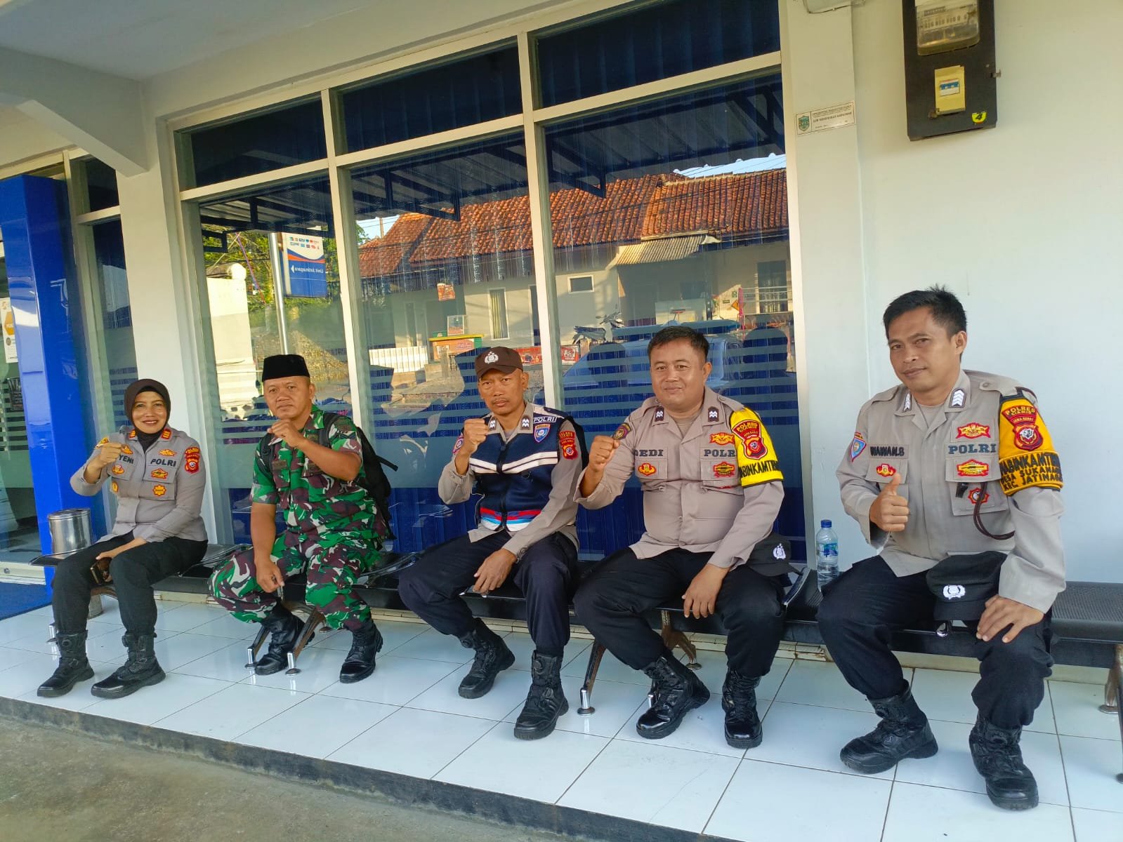 Polsek Kawali Bersiaga Pantau dan Amankan Porsadin ke VIII Tingkat Kecamatan Jatinagara